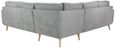 Aurora Corner Sofa - Grey - Large