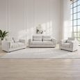 Bari Beige Fabric 3+2+1 Seater Sofa Set thumbnail