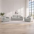 Bari Grey Fabric 3+1+1 Seater Sofa Set thumbnail
