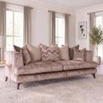 Cancun Fabric 4 Seater Sofa - Colours Available thumbnail