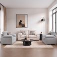 Lara Fabric 2+1+1 Seater Sofa Set - Colours Available thumbnail
