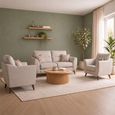 Buoyant Miller Fabric Sofa Set - 3+1+1 Seater - Variation Available