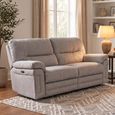 Plaza Fabric 3 Seater Recliner Sofa - Colours Available thumbnail