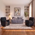 Buoyant Plaza Fabric Sofa Set - 2+1+1 Seater Recliner - Variation Available