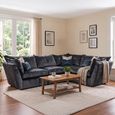 Sully Fabric 4ML/ALU/COR/4MR Corner Sofa - Colours Available thumbnail