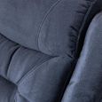 Dudley Silvano Recliner Sofa - 2 Seater - Blue Fabric