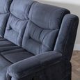Dudley Silvano Recliner Sofa - 2 Seater - Blue Fabric