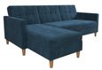 Hartford Sectional Futon Sofa Bed - Storage - Chenille - 2112669UK