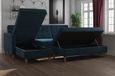 Hartford Sectional Futon Sofa Bed - Storage - Chenille - 2112669UK