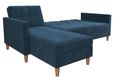 Hartford Sectional Futon Sofa Bed - Storage - Chenille - 2112669UK