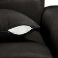 Jacob Corner Sofa - Black Fabric - RHF