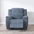 Legend Recliner Armchair - Grey Fabric
