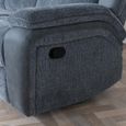 Legend Recliner Armchair - Grey Fabric