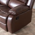 London Recliner Sofa - 2 Seater - Brown Leather