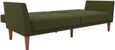 Novogratz Regal Futon Sofa Bed - Green Linen - 2180929NUK