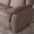 Seville Sofa - 2 Seater - Brown Fabric