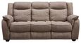 Seville Sofa - 3 Seater - Brown Fabric