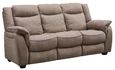 Seville Sofa - 3 Seater - Brown Fabric