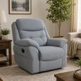 Shelby Recliner Armchair - Grey Fabric