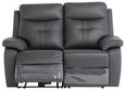 Sophia Sofa - 2 Seater - Electric Recliner - Charcoal Leather