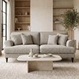 Summer Sofa - Grey Fabric - 3 Seater