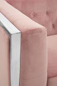 Vogue Sofa - 3 Seater - Pink Velvet Fabric