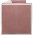 Vogue Sofa - 3 Seater - Pink Velvet Fabric