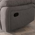 Windsor Recliner Armchair - Brown Fabric