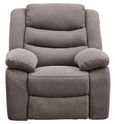 Windsor Recliner Armchair - Brown Fabric