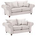 Windsor Sofa Set - Fullback - Stone - 3+2 Seater