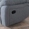 Windsor Recliner Sofa - 2 Seater - Grey Fabric