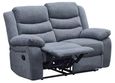 Windsor Recliner Sofa - 2 Seater - Grey Fabric