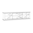 Pontypool TV Unit - 2 Door - 1 Drawer - 199.2cm - Wide - White and Riva Oak