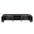 Almundi TV Unit - 4 Door - 199.5cm - Large - Chocolate Brown - Ceramic