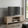 Modern Country Oak - Large TV Unit - 2 Door
