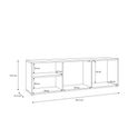 Alice Springs TV Cabinet - 2 Door - 181.7cm - Sand