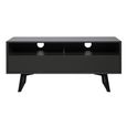 Carbon TV Stand - Black & Grey - 120cm - ADCA1200-GRY