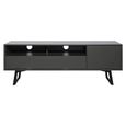 Carbon TV Stand - Black & Grey - 160cm - ADCA1600-GRY