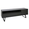 Carbon TV Stand - Black & Grey - 160cm - ADCA1600-GRY