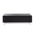 Chromium TV Stand - Concept - 120cm - Black with Speaker Mesh Front - CRO2-1200CPT-BLK