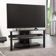 Essentials TV Stand - 120cm - Black - ESS1200-3-BLK
