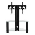 Century TV Stand - Cantilever - 80cm - Black - ADCEC800BLK
