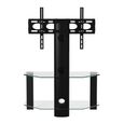 Century TV Stand - Cantilever - 80cm - Black - ADCEC800BLK