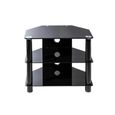 Essentials TV Stand - 80cm - Black - ESS800/3-BLK