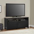 Carver TV Cabinet - Weathered Oak & Black - 1753296PCOMUK