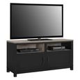 Carver TV Cabinet - Weathered Oak & Black - 1753296PCOMUK