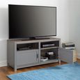 Carver TV Cabinet - Weathered Oak & Grey - 1753196COMUK