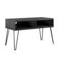 Novogratz Athena TV Stand - Black Marble Effect - 1748899COMNUK