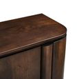 Salano Curved TV Unit - 3 Door - 170cm - Large - Chestnut - Mango Wood