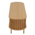 Live Curved TV Unit - 150cm - Medium - Natural Bamboo Wood
